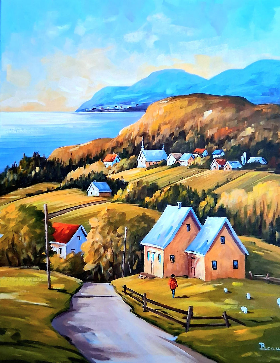 Un vent de bonheur et de paix A. 20x16