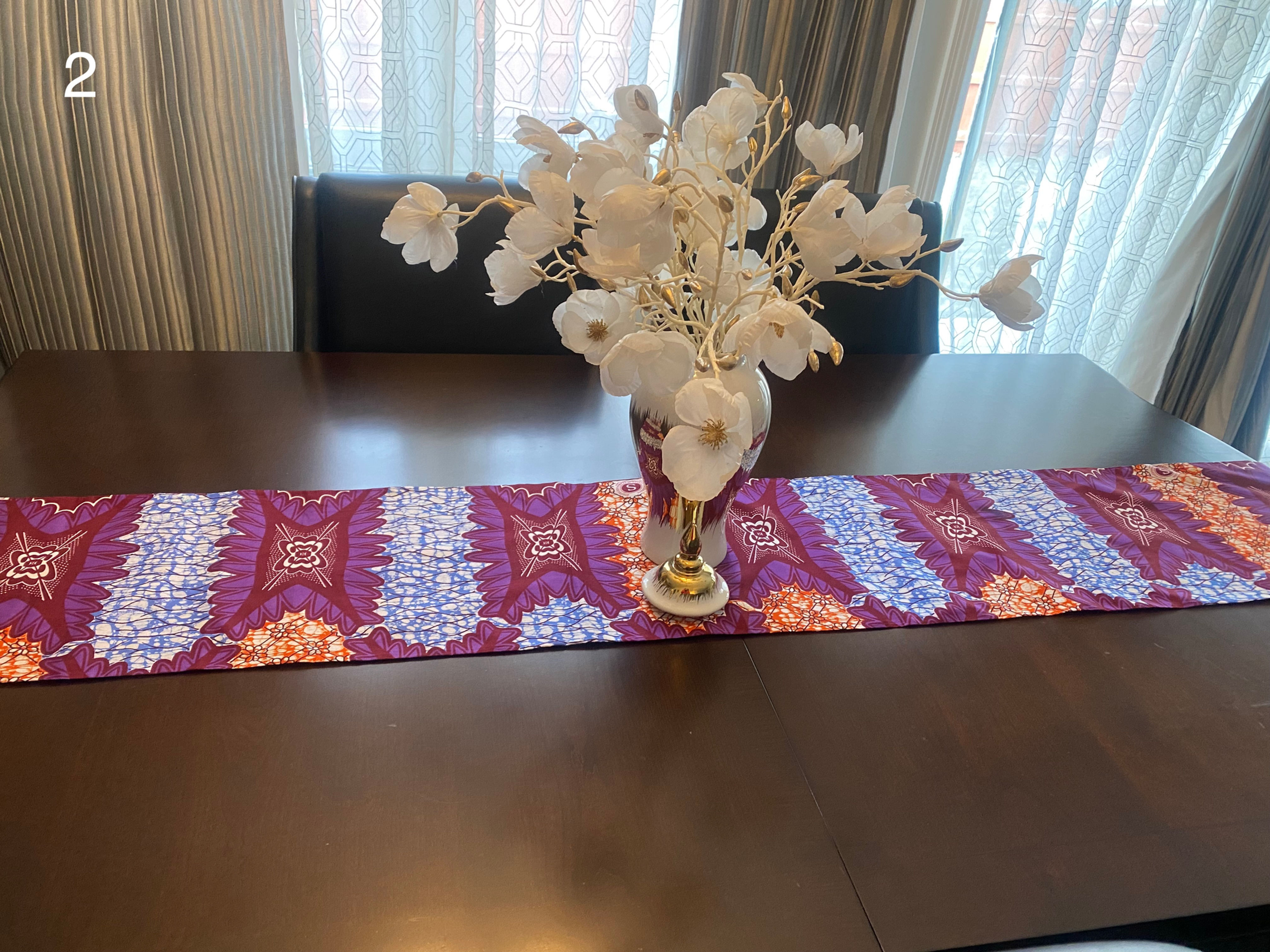 African Fabric Table Runner