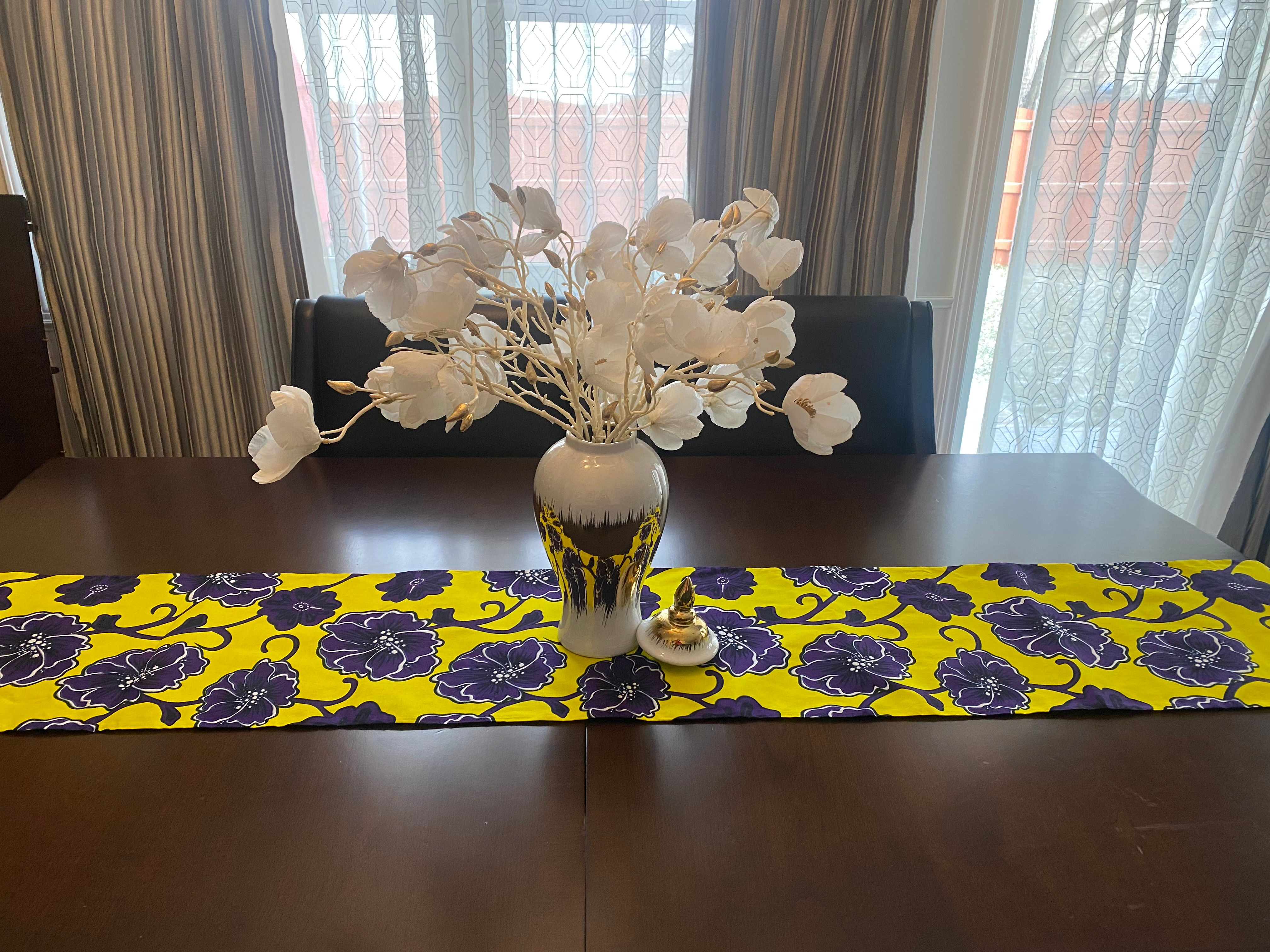 African Fabric Table Runner