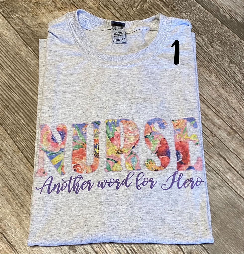 Thumbnail: Nurse Tee Shirt (sublimation ) (plus sizes)