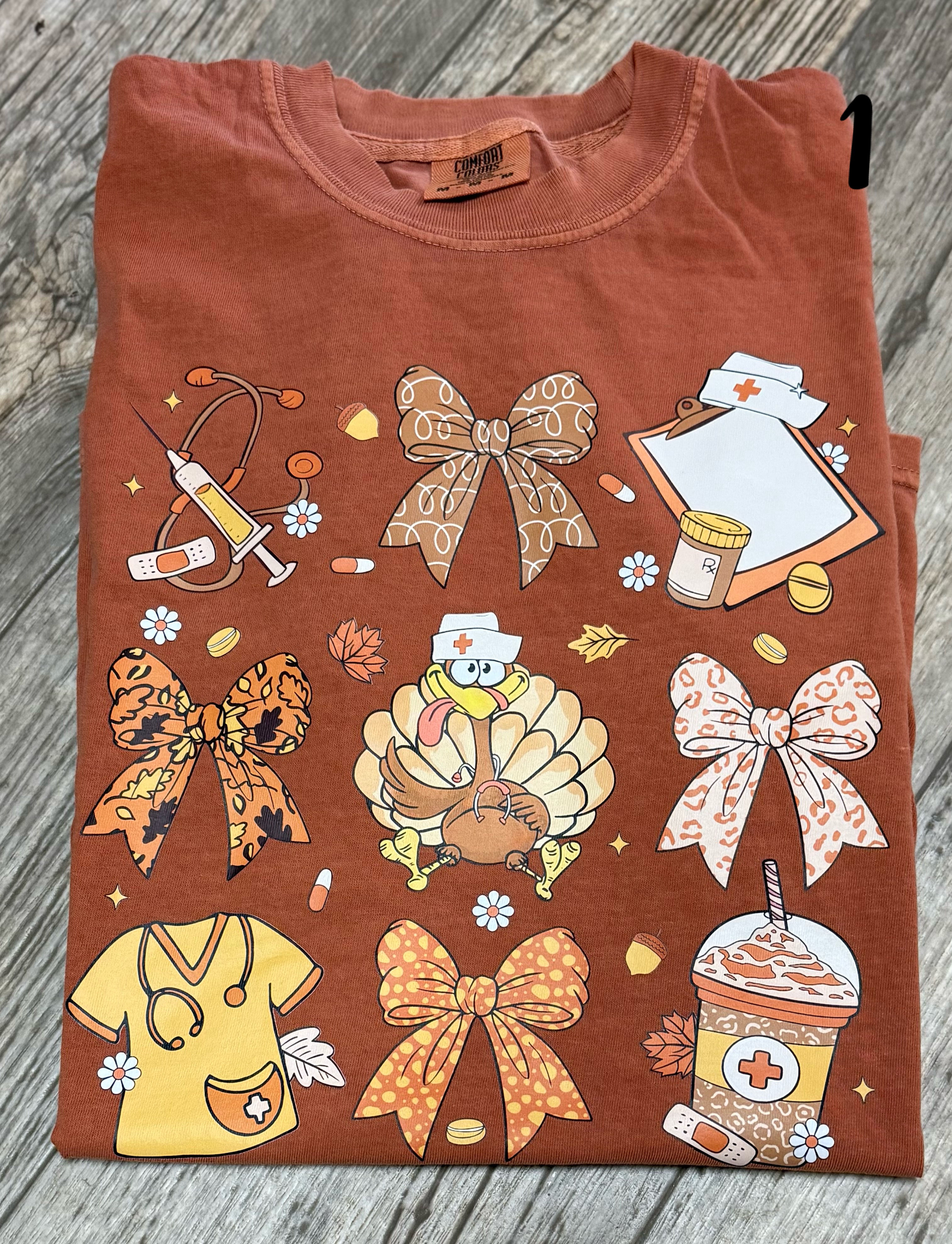 Nurse Thanksgiving Tee (plus sizes) short sleeve 
