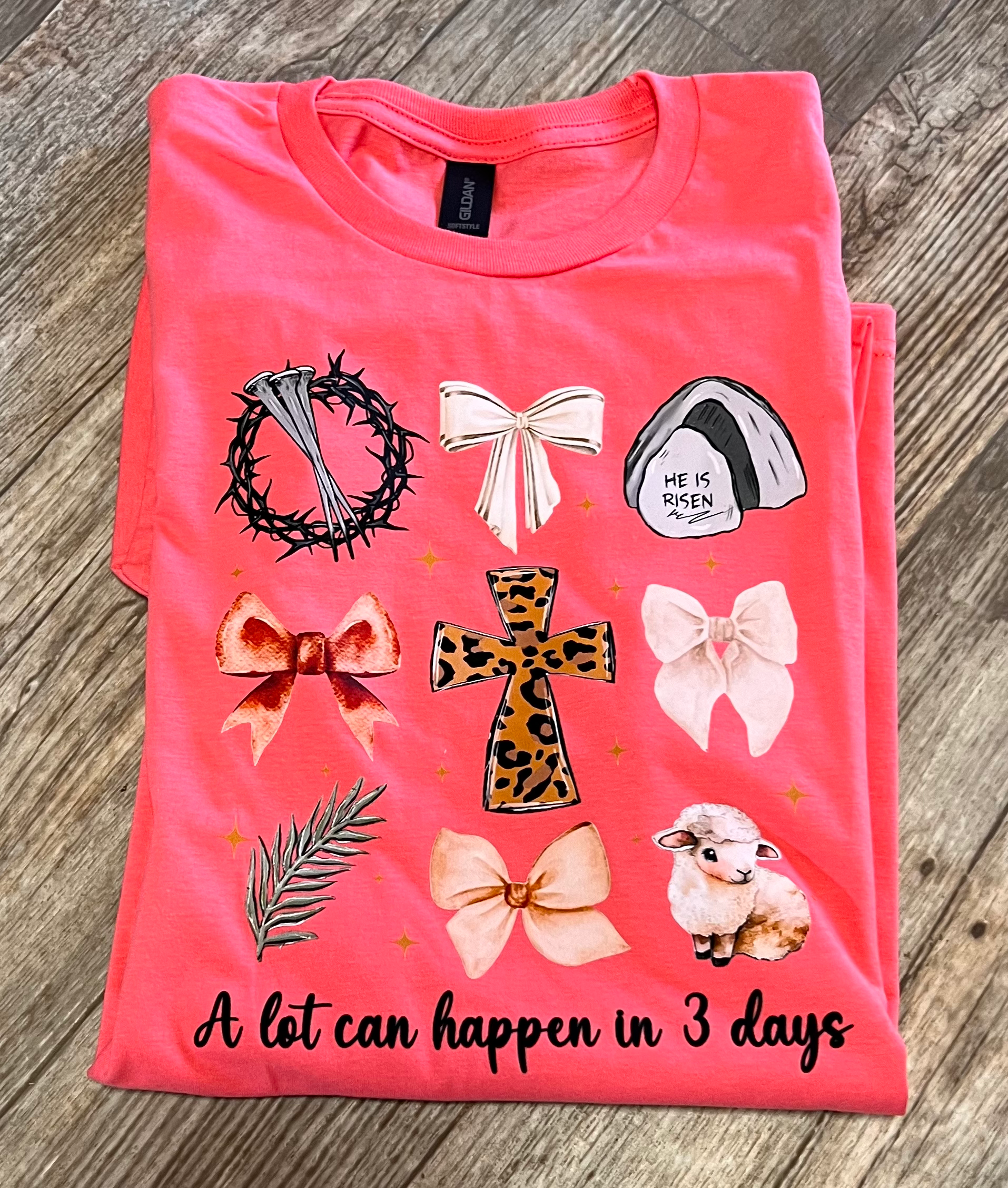 A lot can happen in 3 Days tee shirt