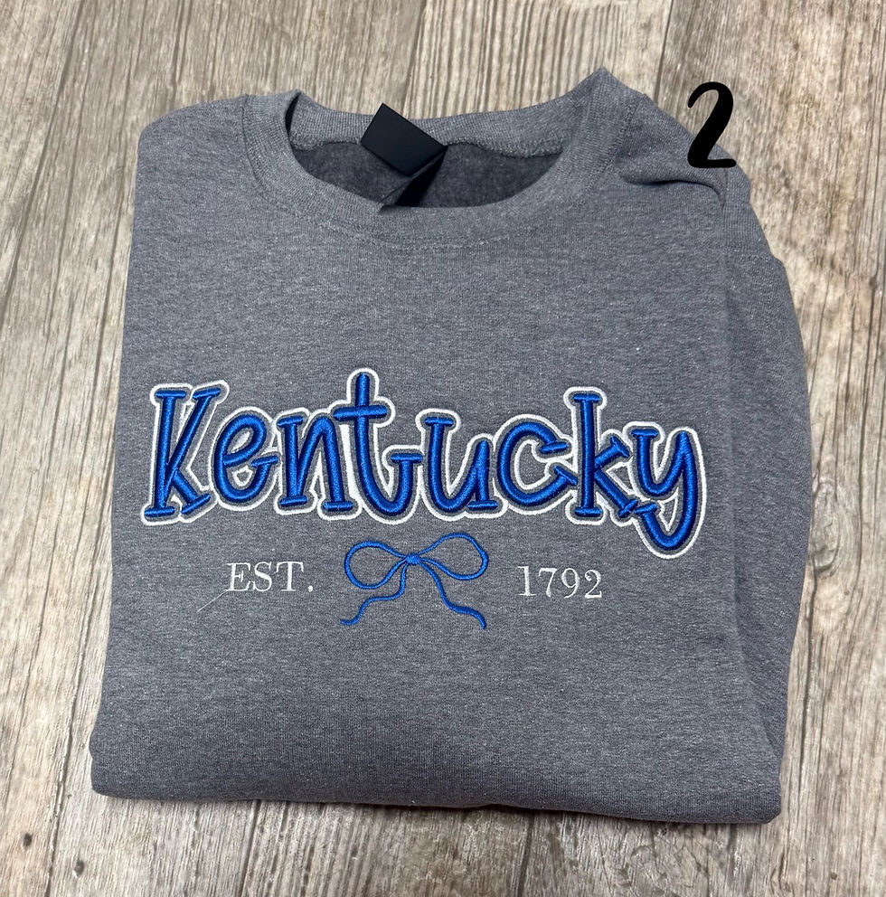 Thumbnail: Puff Kentucky Crewneck Sweatshirt (plus sizes)