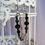 Thumbnail: Black Crystal Safety Pin Earrings