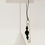 Thumbnail: Black Onyx Skull Safety Pin Phone Charm