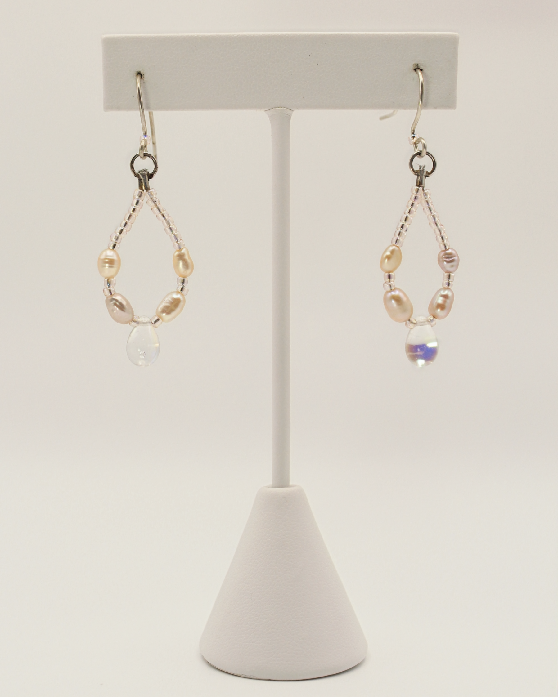 Pink Pearl Earrings