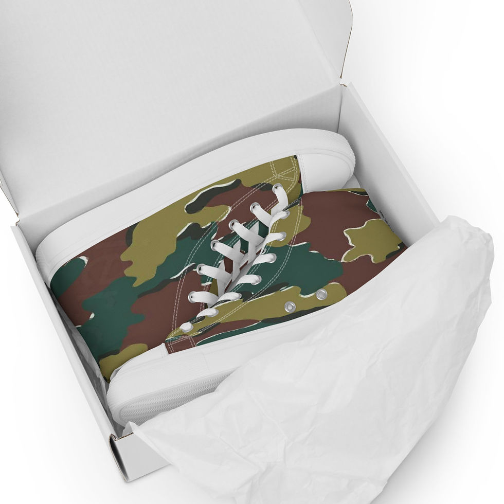 Thumbnail: Men’s high top canvas shoes