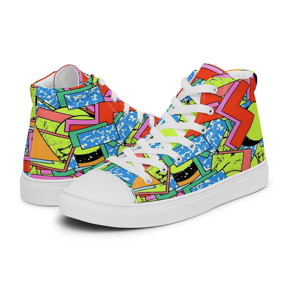 Thumbnail: Women’s high top canvas shoes