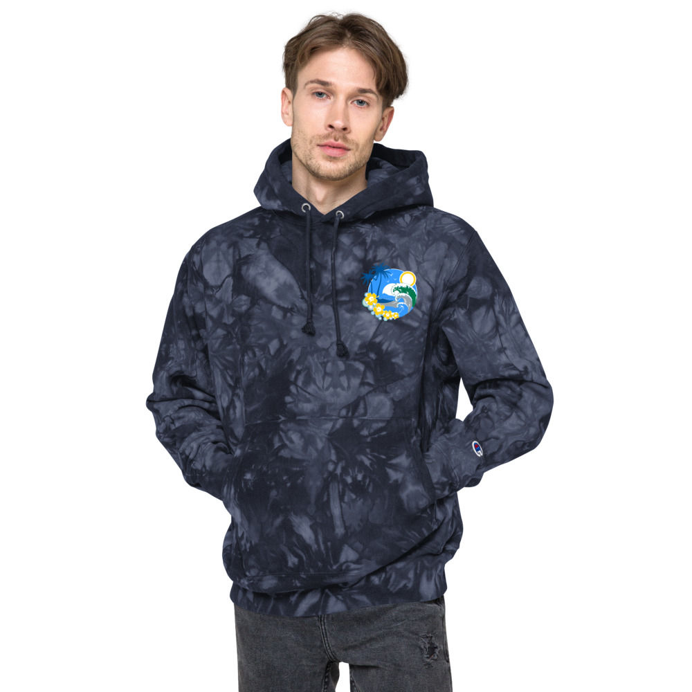 Unisex Champion tie-dye hoodie