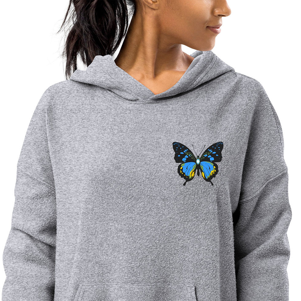 Thumbnail: Unisex Sueded Fleece Hoodie