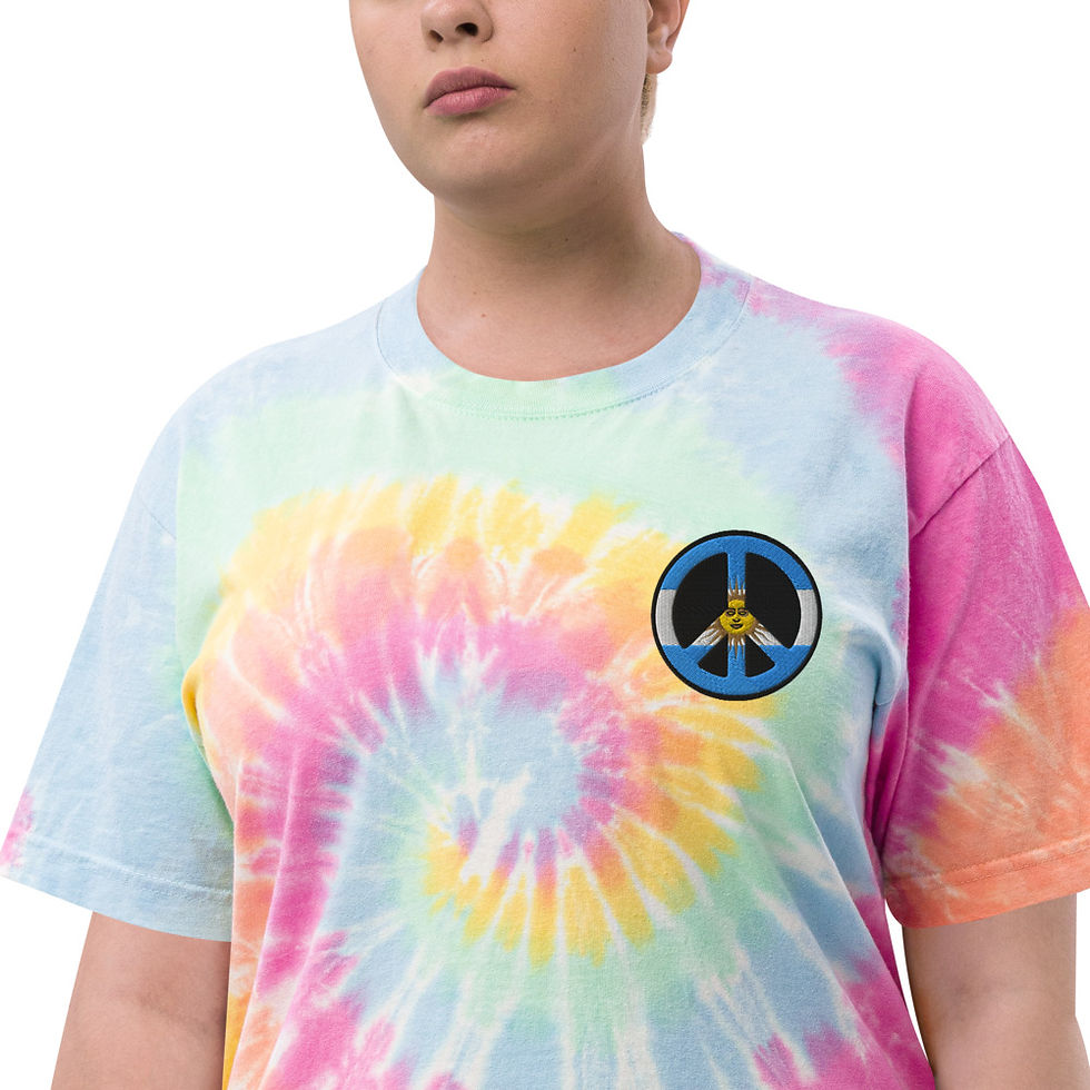 Thumbnail: Oversized tie-dye t-shirt