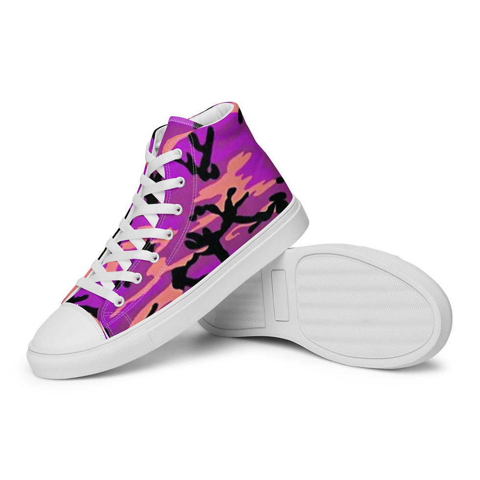 Thumbnail: Women’s high top canvas shoes
