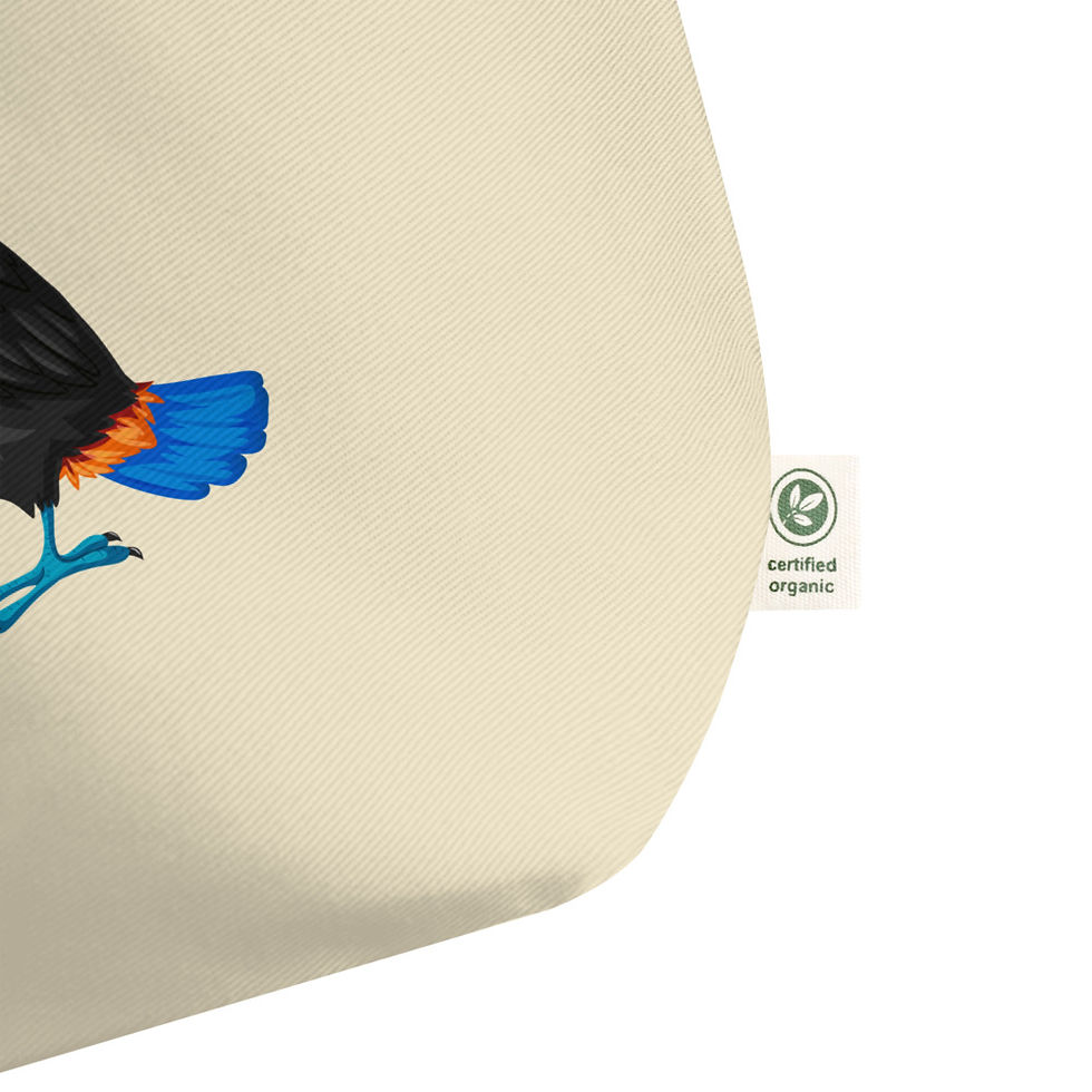 Thumbnail: Large organic tote bag