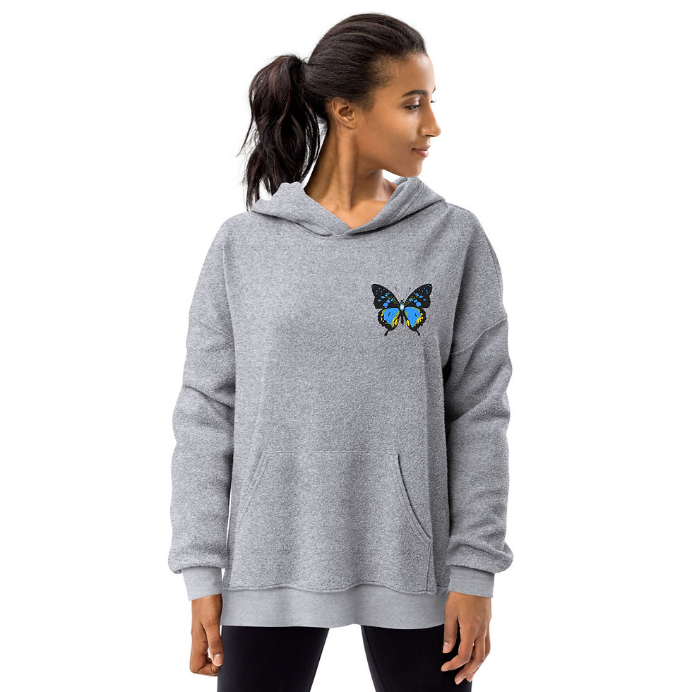 Thumbnail: Unisex Sueded Fleece Hoodie