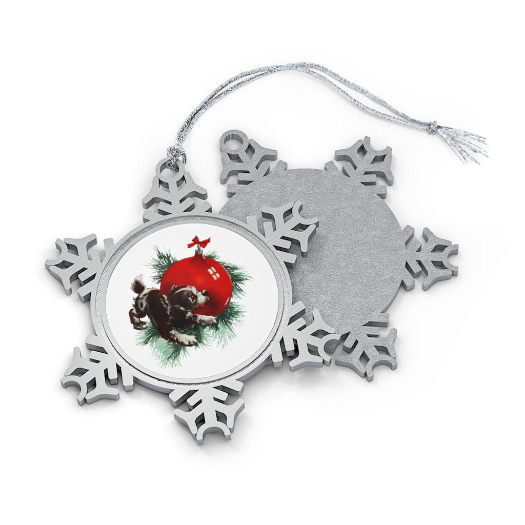 Pewter Snowflake Ornament
