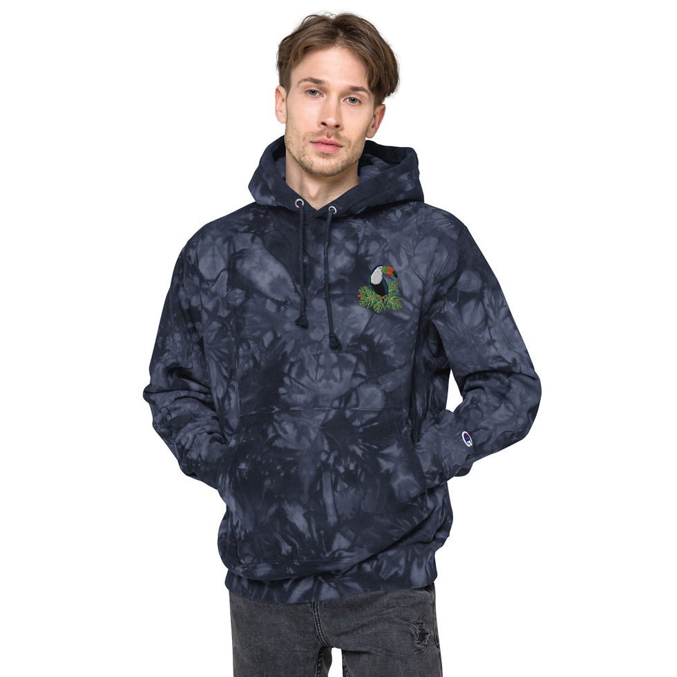 Thumbnail: Unisex Champion tie-dye hoodie