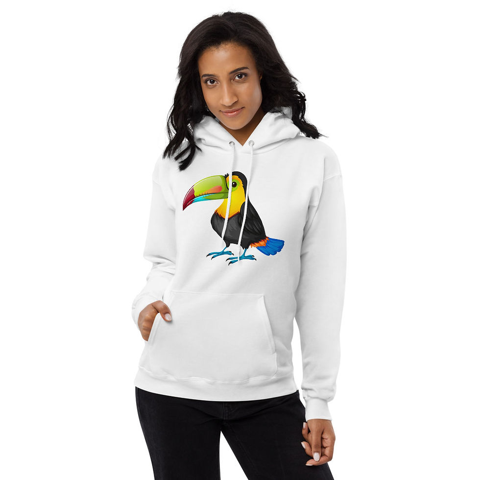 Thumbnail: Unisex fleece hoodie