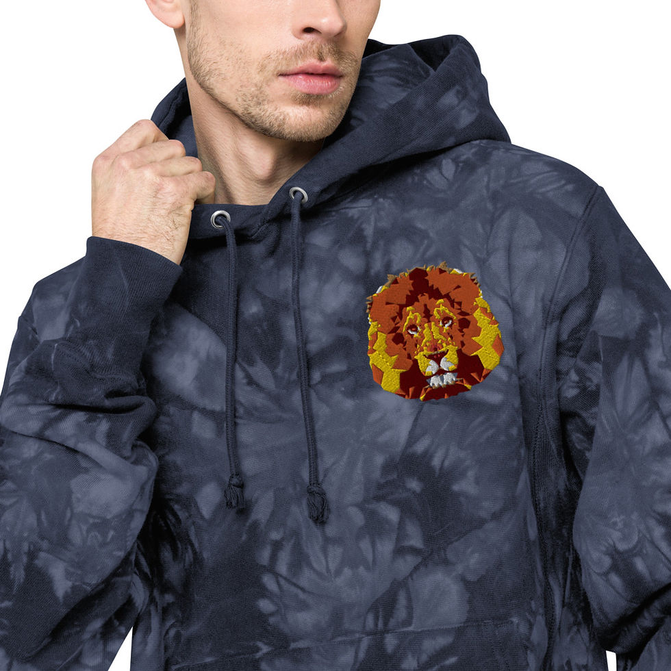 Thumbnail: Unisex Champion tie-dye hoodie