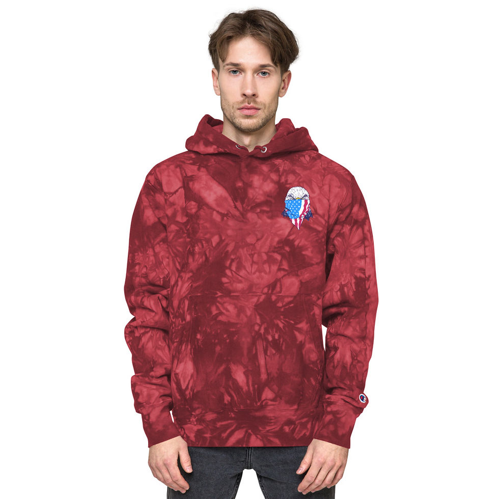 Thumbnail: Unisex Champion tie-dye hoodie