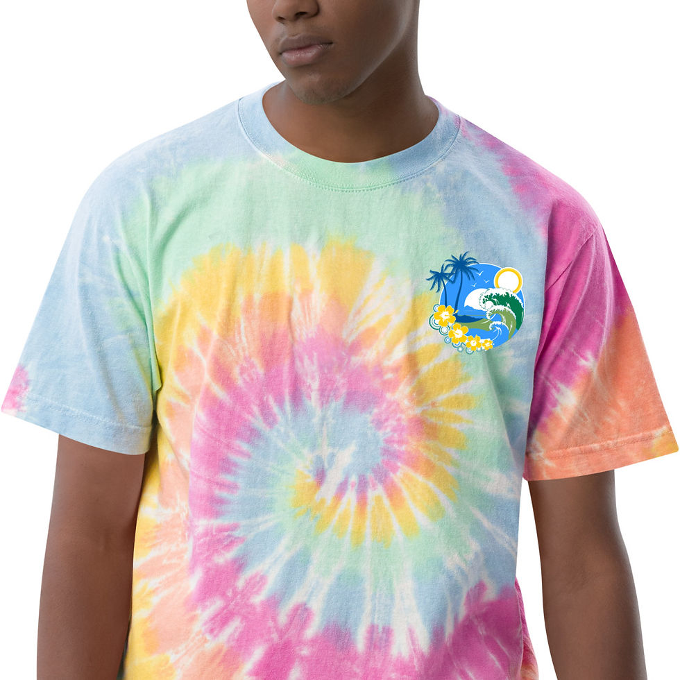 Thumbnail: Oversized tie-dye t-shirt