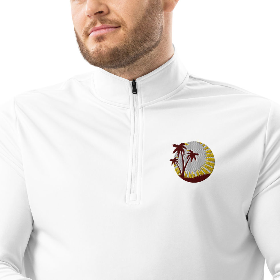 Miniatura: Quarter zip pullover