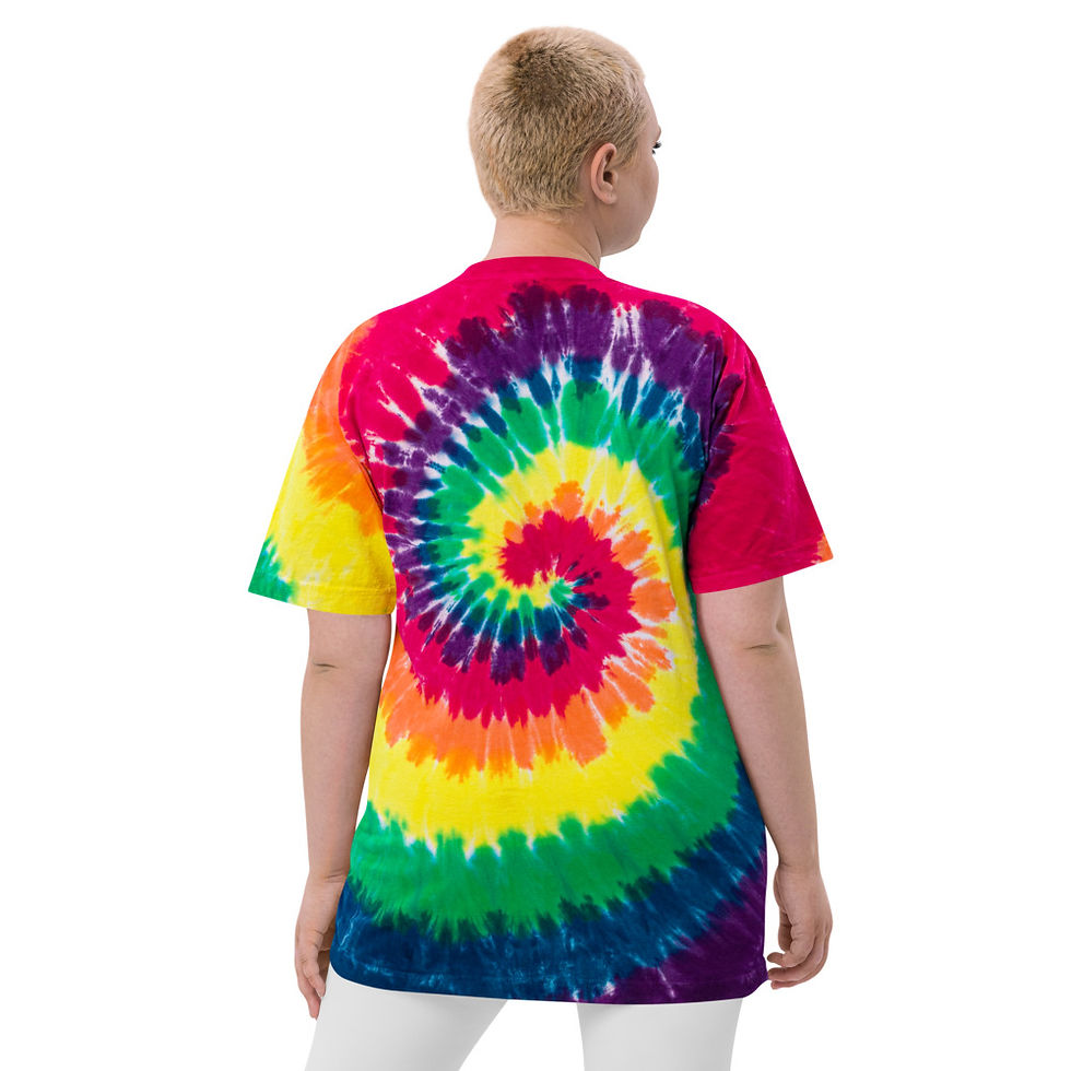 Thumbnail: Oversized tie-dye t-shirt
