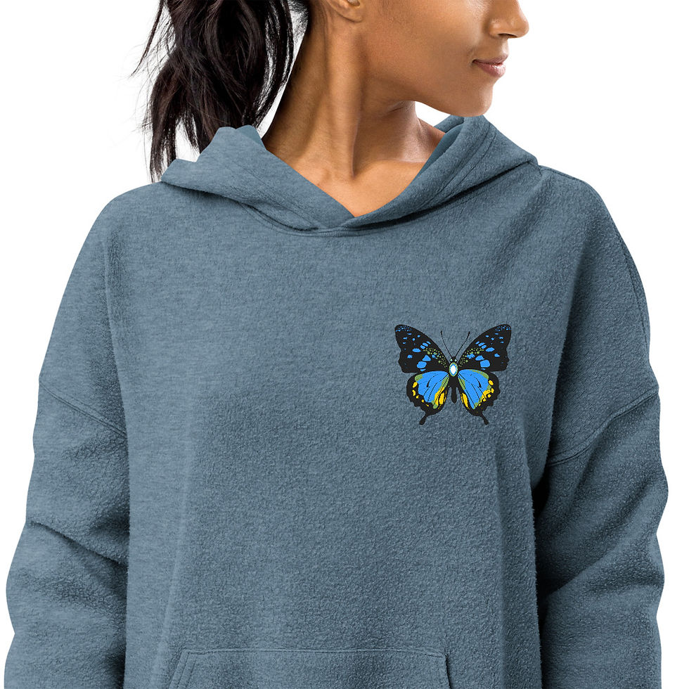 Thumbnail: Unisex Sueded Fleece Hoodie