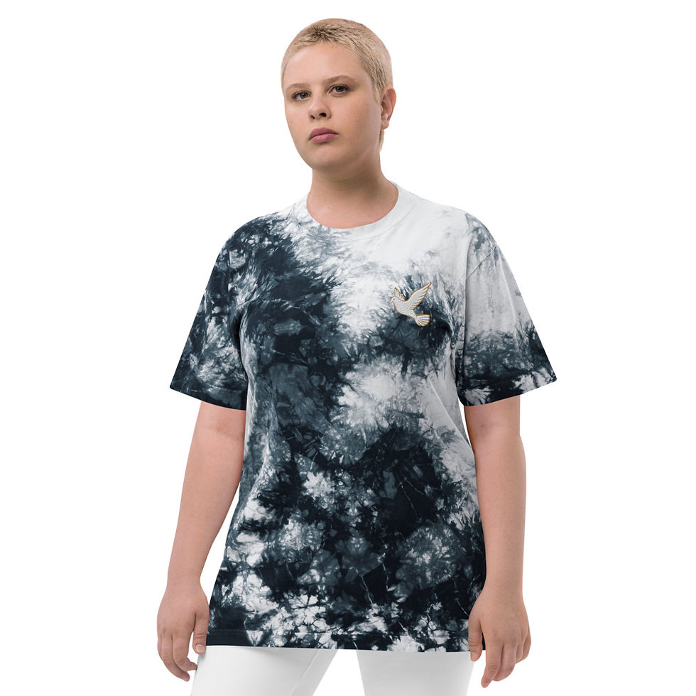 Thumbnail: Oversized tie-dye t-shirt