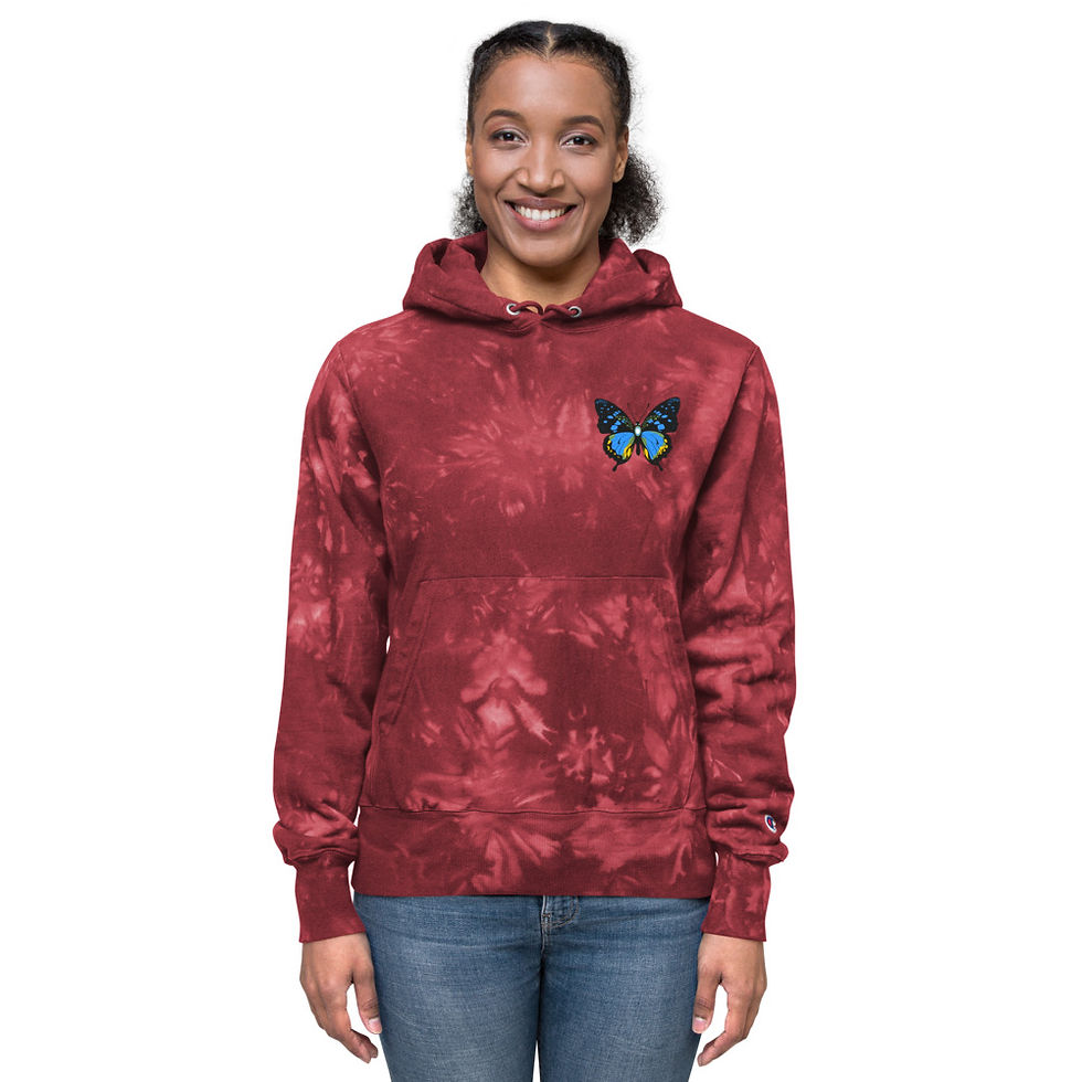 Thumbnail: Unisex Champion tie-dye hoodie
