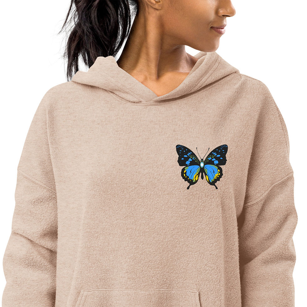 Thumbnail: Unisex Sueded Fleece Hoodie