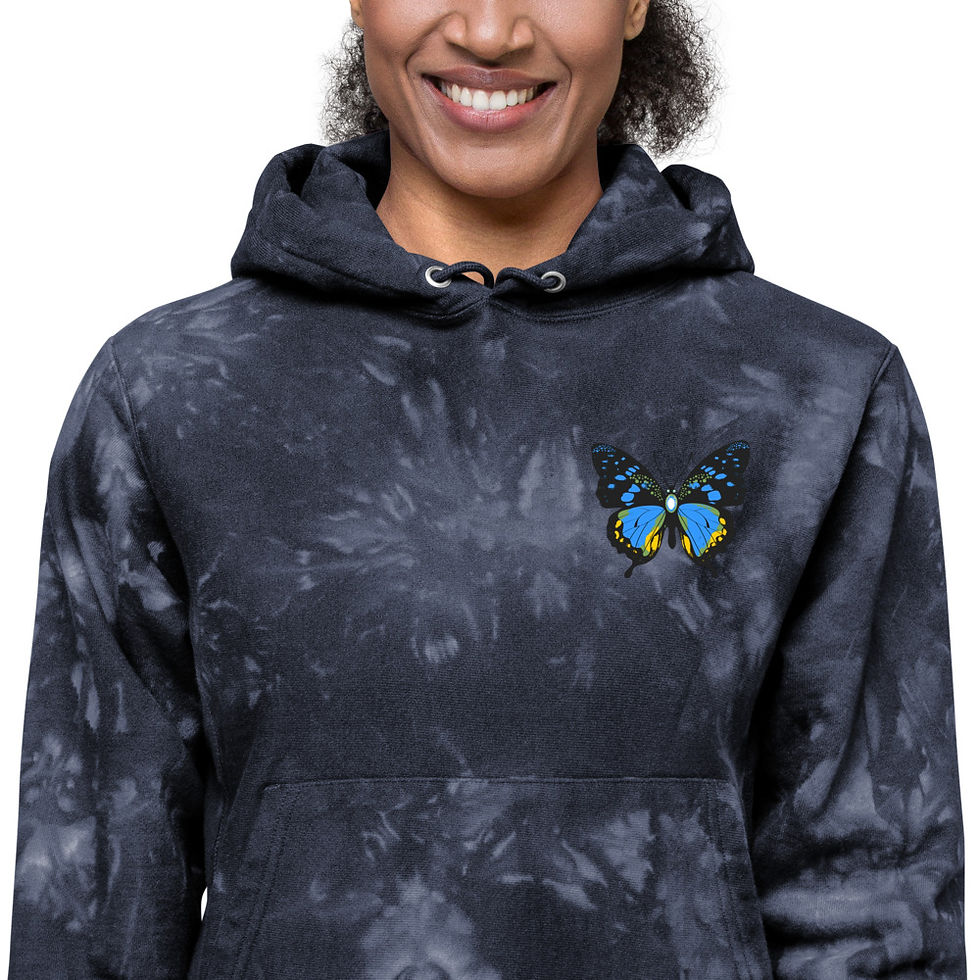 Thumbnail: Unisex Champion tie-dye hoodie