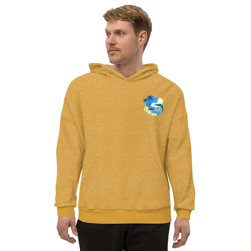 Thumbnail: Unisex Sueded Fleece Hoodie