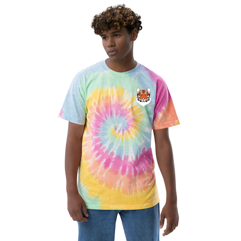 Thumbnail: Oversized tie-dye t-shirt