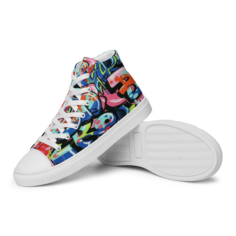 Thumbnail: Men’s high top canvas shoes
