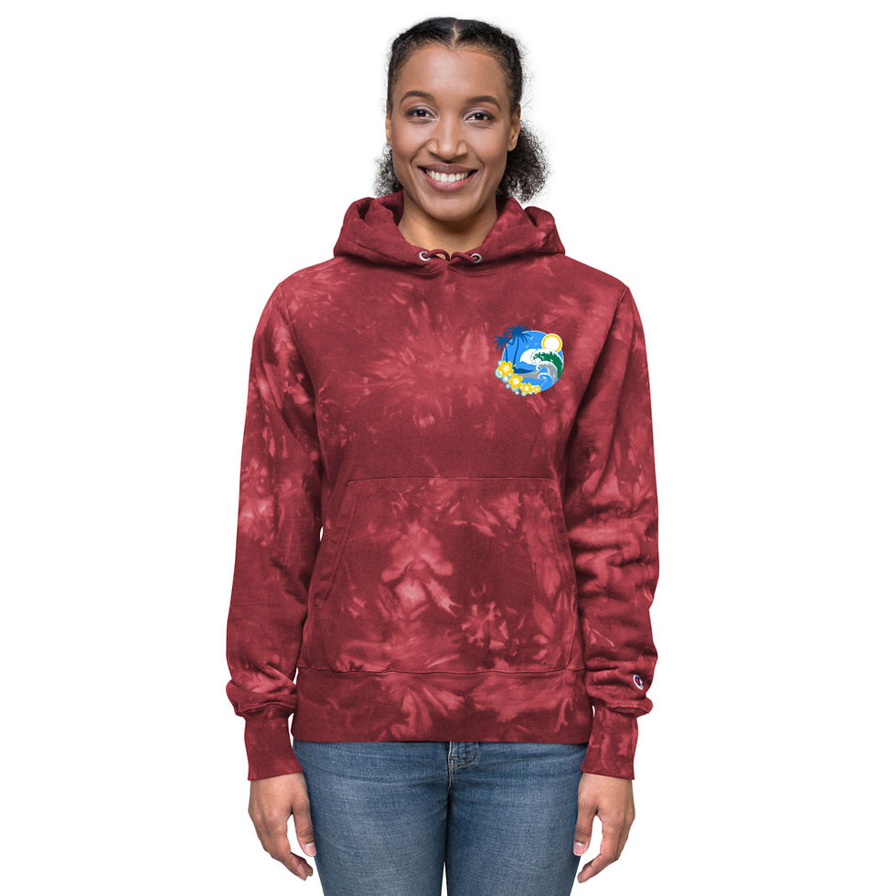 Thumbnail: Unisex Champion tie-dye hoodie