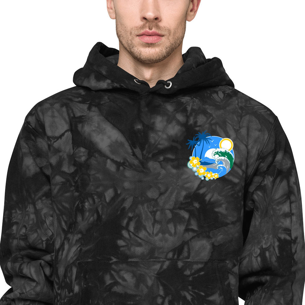 Thumbnail: Unisex Champion tie-dye hoodie