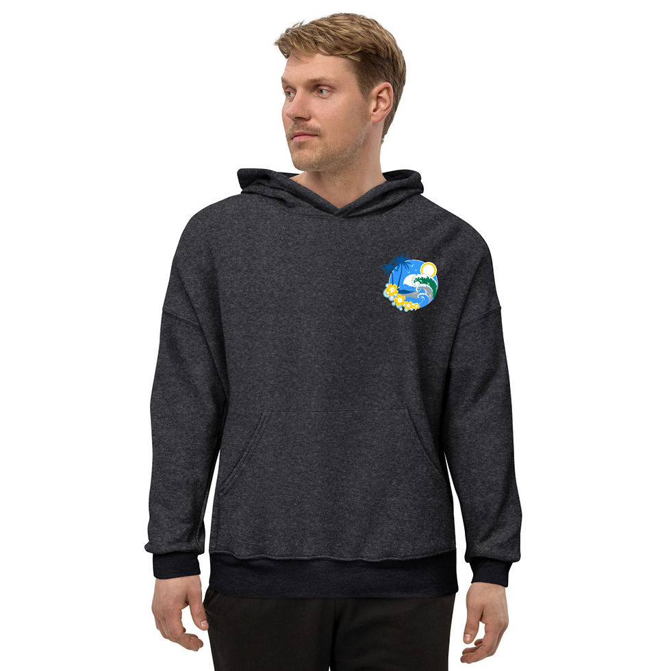 Thumbnail: Unisex Sueded Fleece Hoodie