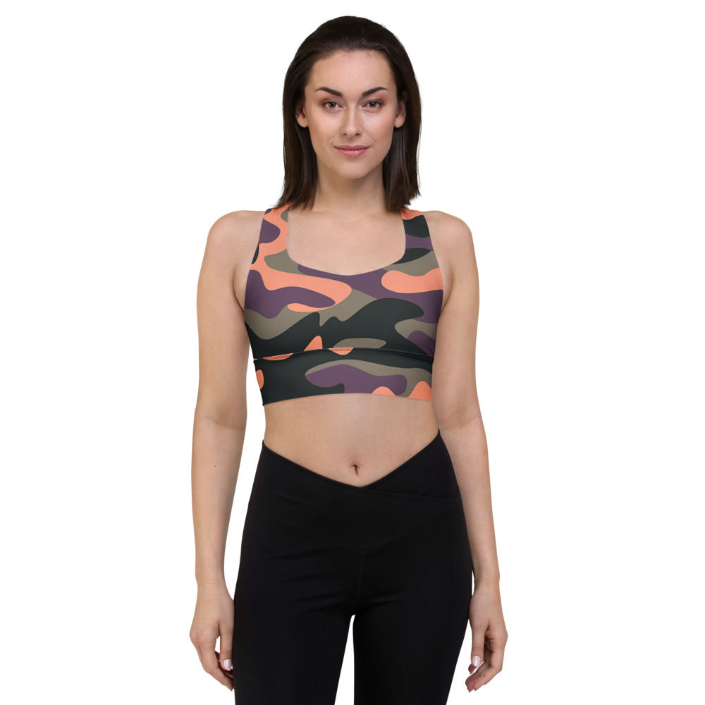 Longline sports bra