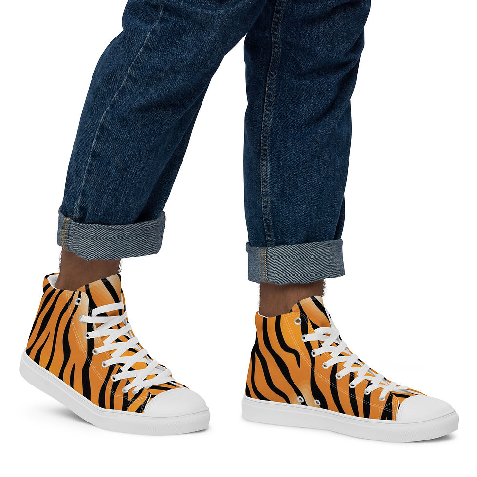 Thumbnail: Men’s high top canvas shoes