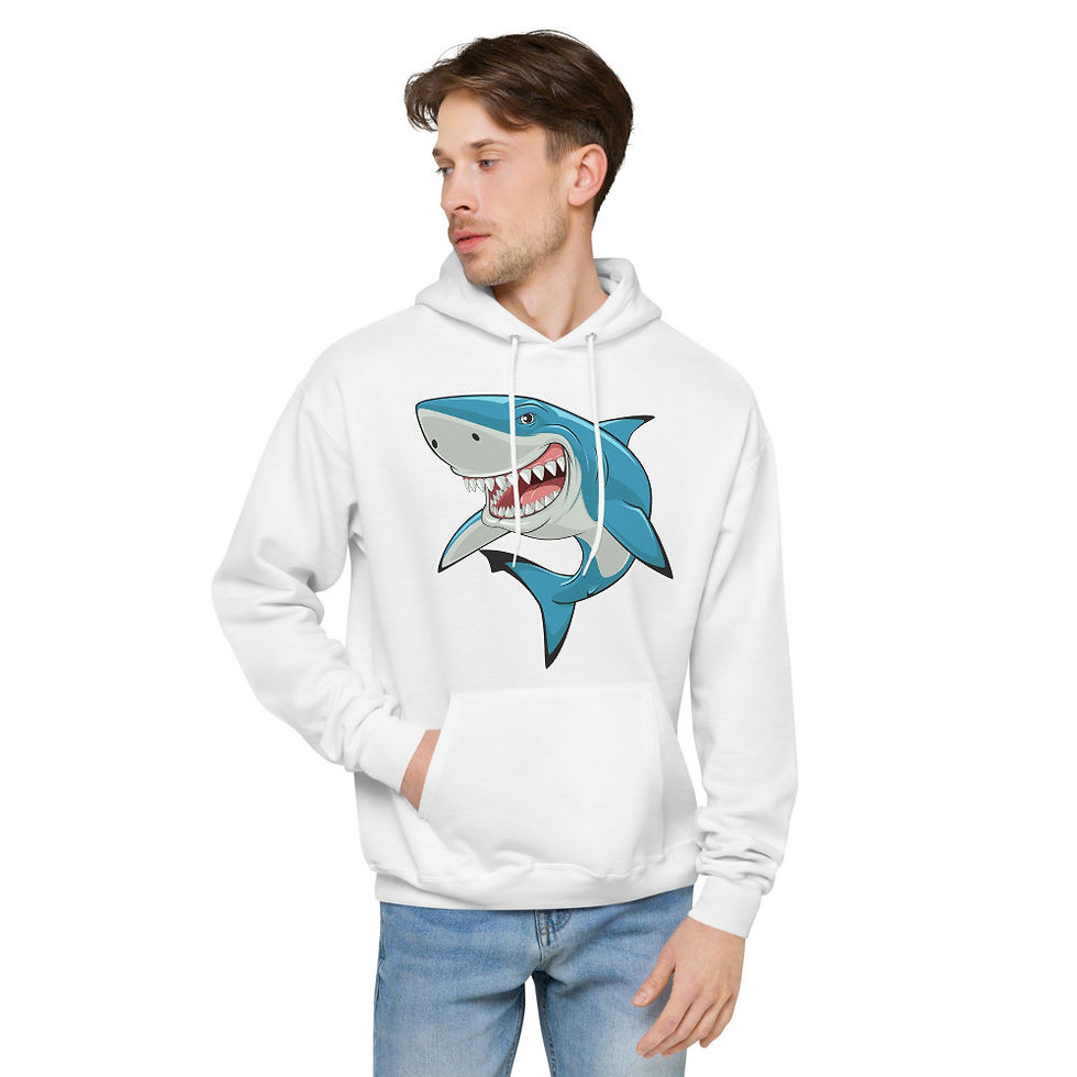 Thumbnail: Unisex fleece hoodie