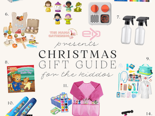 Gift Guide for the Littles- Featuring Abbey from Mama Gathering Co!