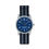 Thumbnail: Breckenridge Frosted Silver Blue Dial Midnight Rhino Nylon