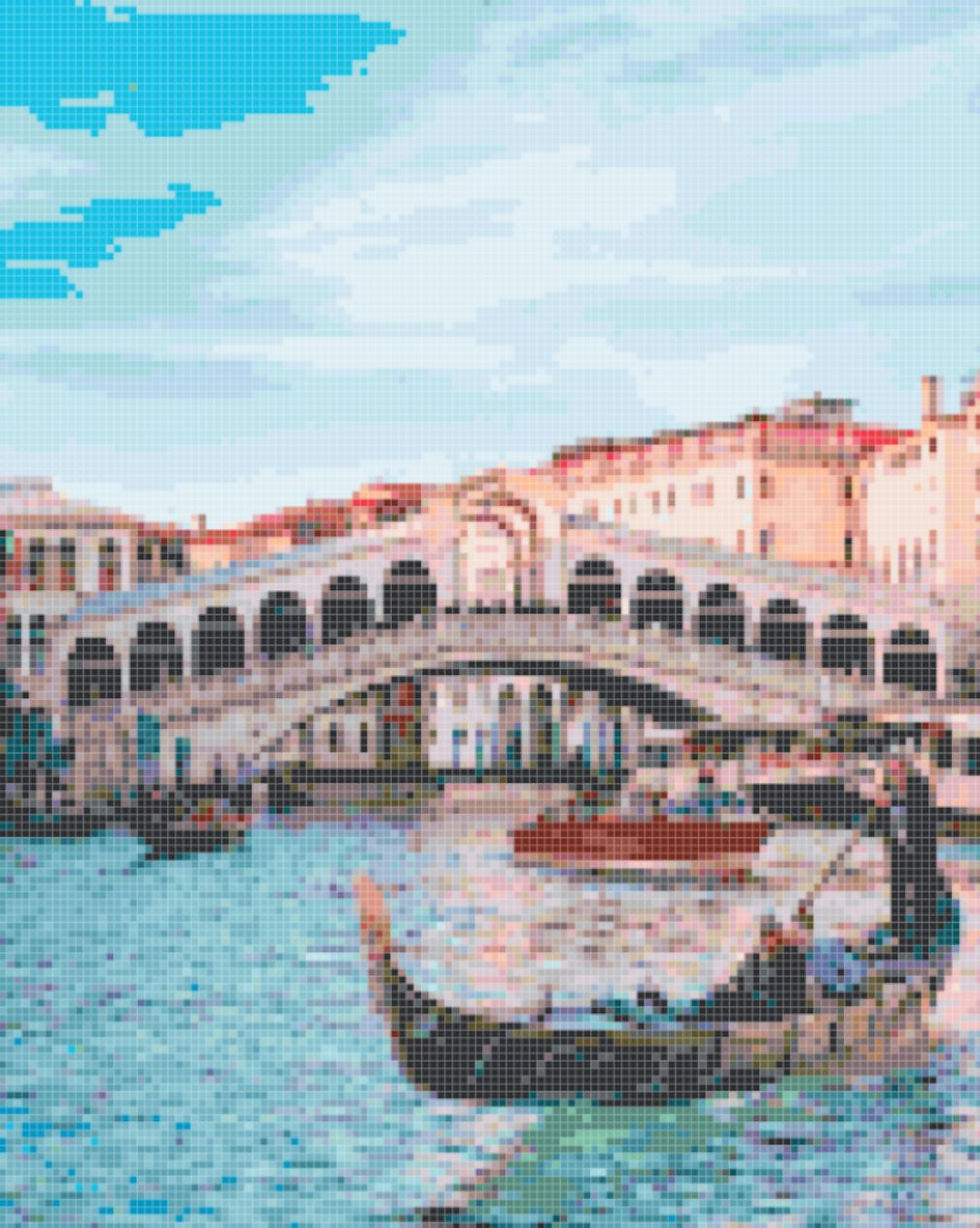 Photos2Stitch - Venice - 000009 - 10 x 8 inches, 16 count Aida