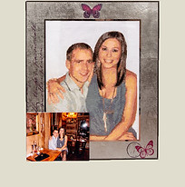 Cross stitch of a couple