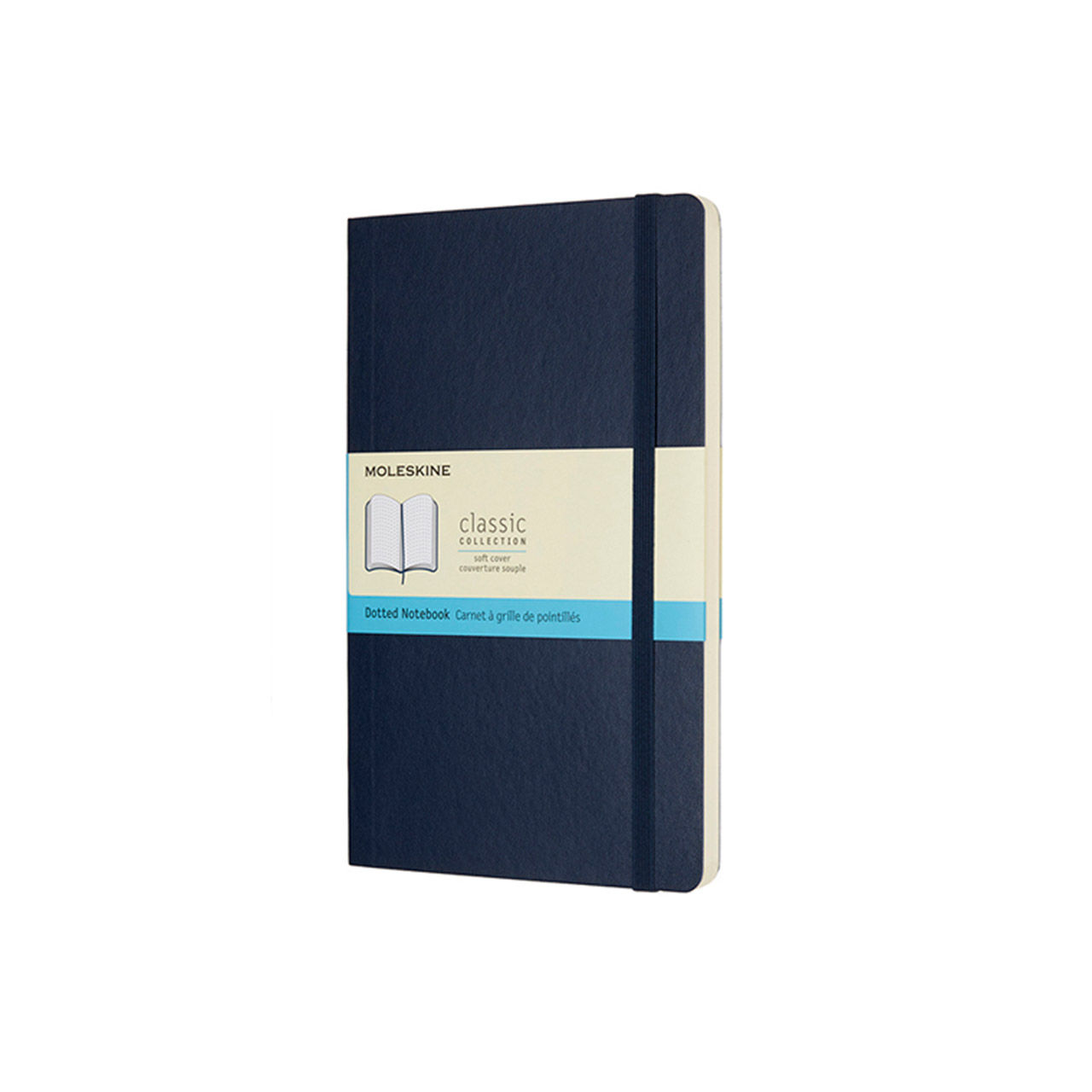 MOLESKINE - CLASSIC HARD COVER NOTEBOOK - DOT GRID - EXTRA LARGE - SAPPHIRE BLUE