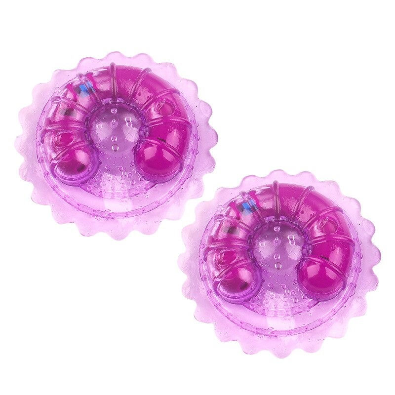 Thumbnail: 1 Pair Sexy Pasties Stickers Vibrators Sex Toys for Women Nipple Cover Vibrator
