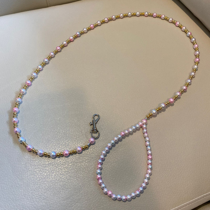 Thumbnail: PearlPaw™ Luxury Pet Pearl Lead & Collar Set