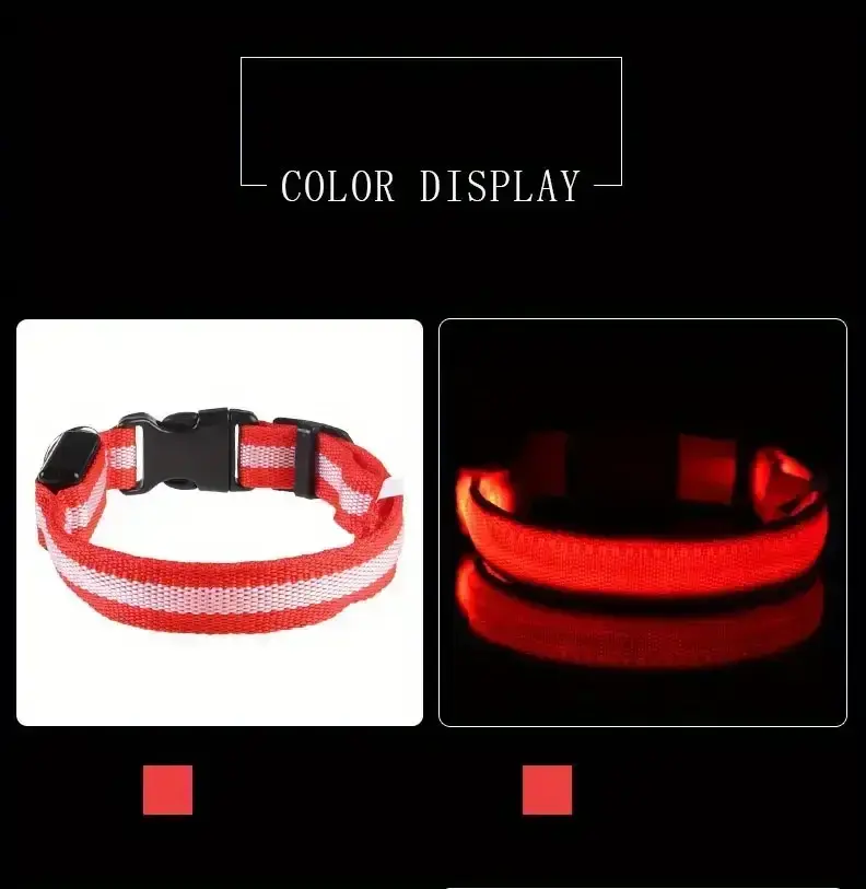 Thumbnail: PawGlow NightSafe LED Dog Collar