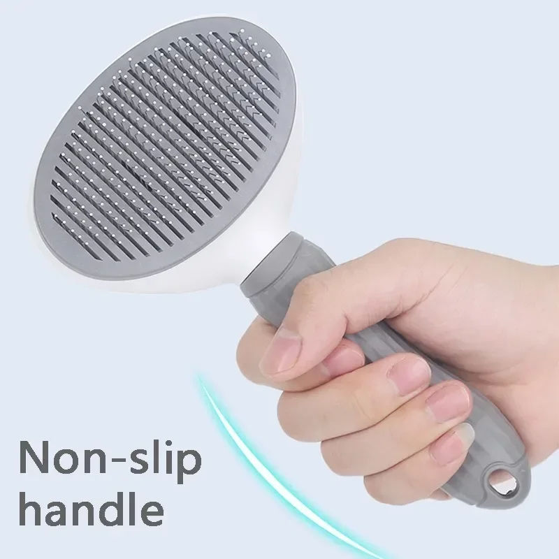 Thumbnail: FurEase Self-Cleaning Pet Grooming Brush