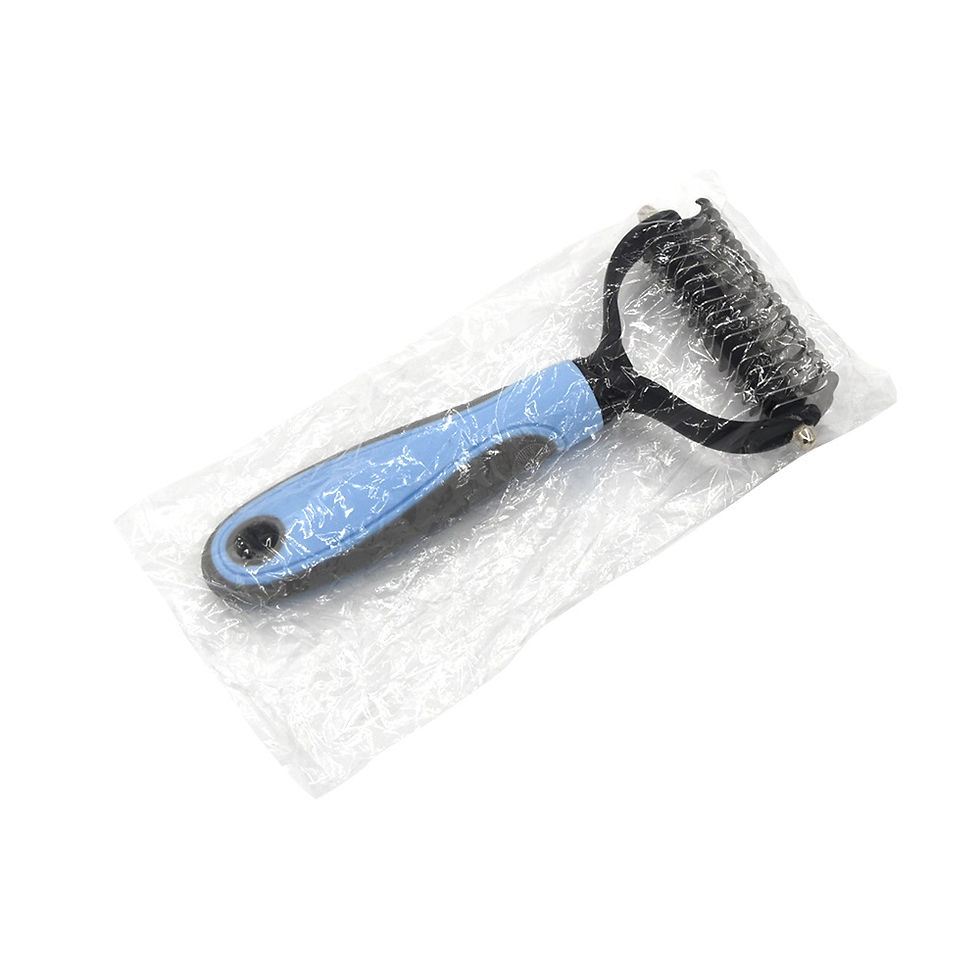 Thumbnail: Professional Pet Deshedding Brush Dog Hair Remover Pet Fur Knot Cutter Puppy Cat
